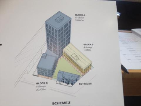Image of development plans for Corbridge Crescent